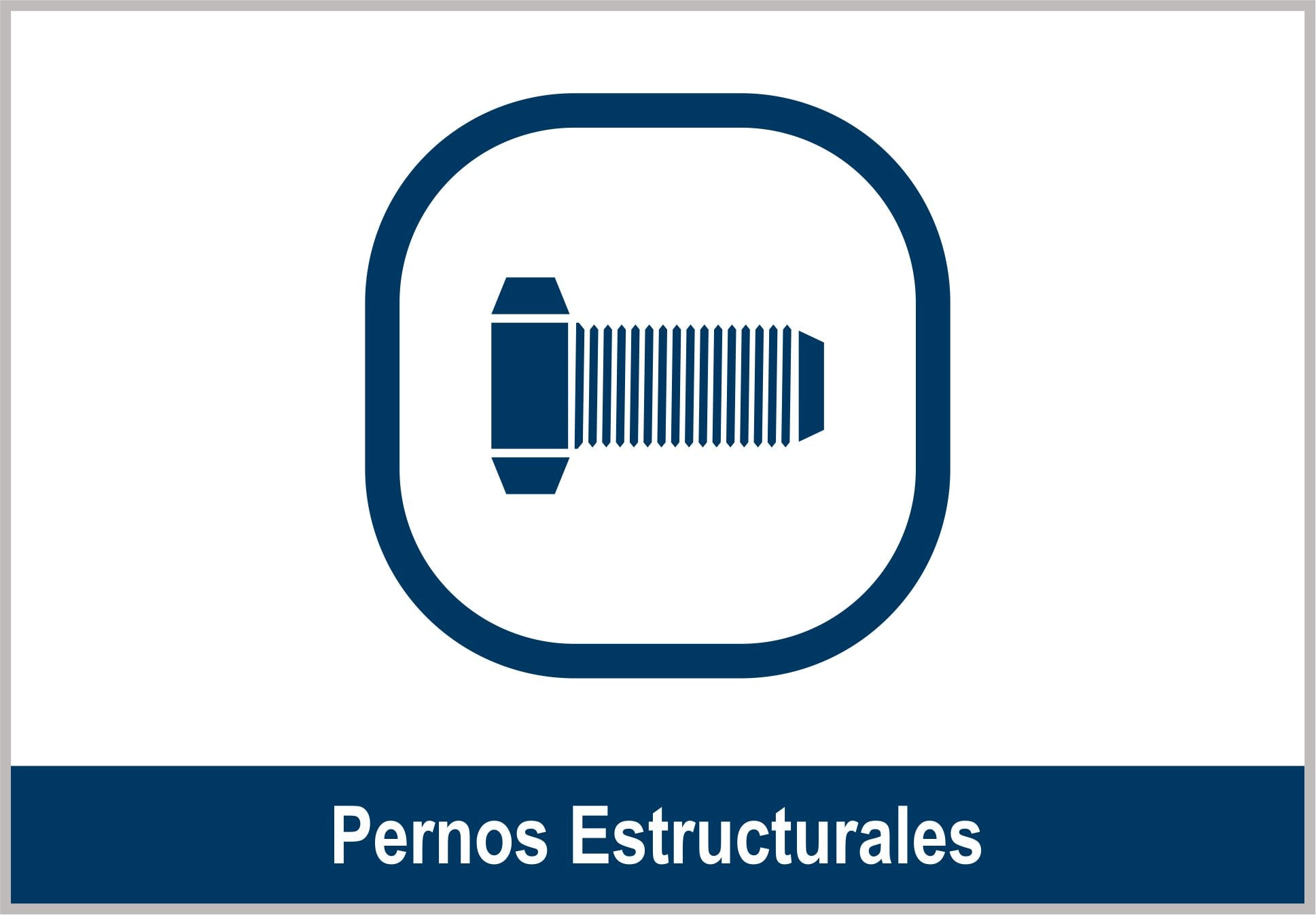 PERNOS ESTRUCTURALES