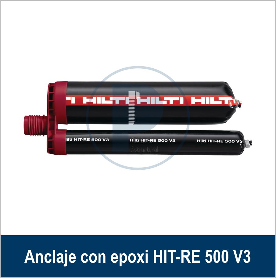 ANCLAJE CON EPOXI HIT-RE 500 V3 HILTI